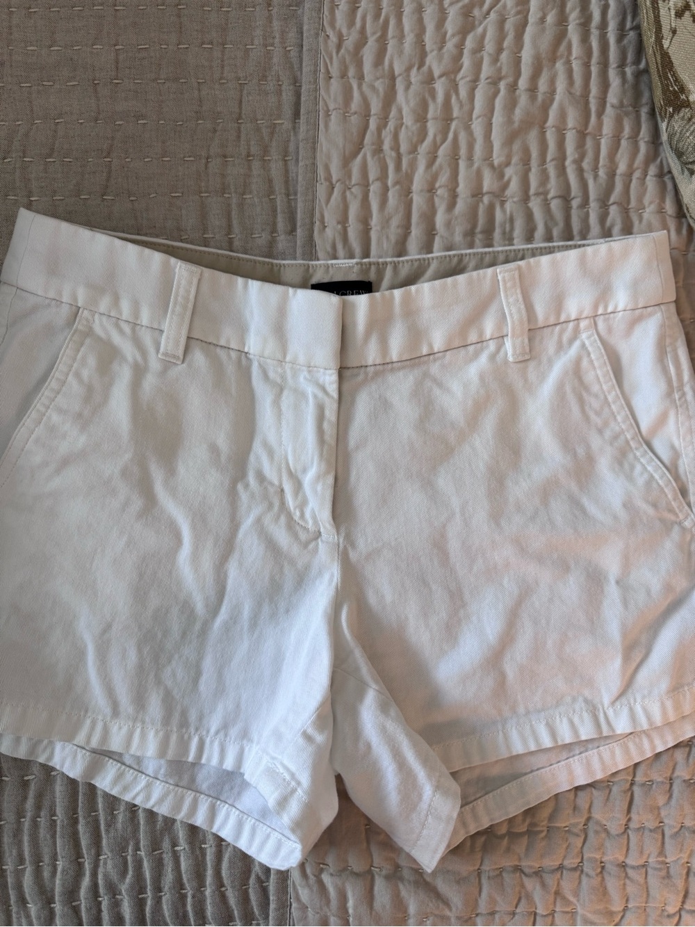 J. Crew Women’s Classic White Cotton Shorts